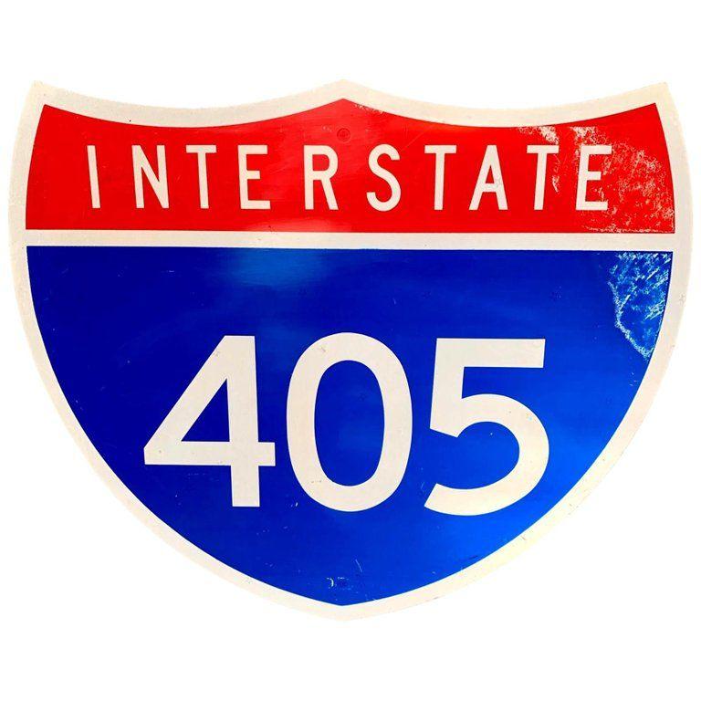 Freeway Logo - 405 Freeway Sign For Sale at 1stdibs