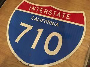 Freeway Logo - Genuine California Interstate 710 Freeway Sign, 30