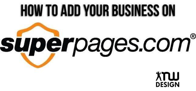 Superpages.com Logo - How To Add My Business Listing on Superpages. Ron Wave Design