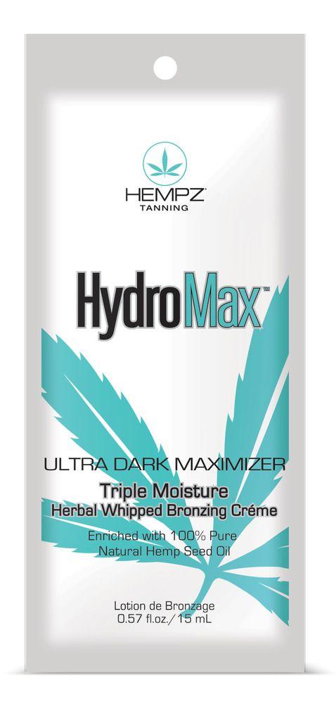 Hempz Logo - Hempz Hydro Max Tanning Sunbed Cream Lotion Sachet 15ml | eBay