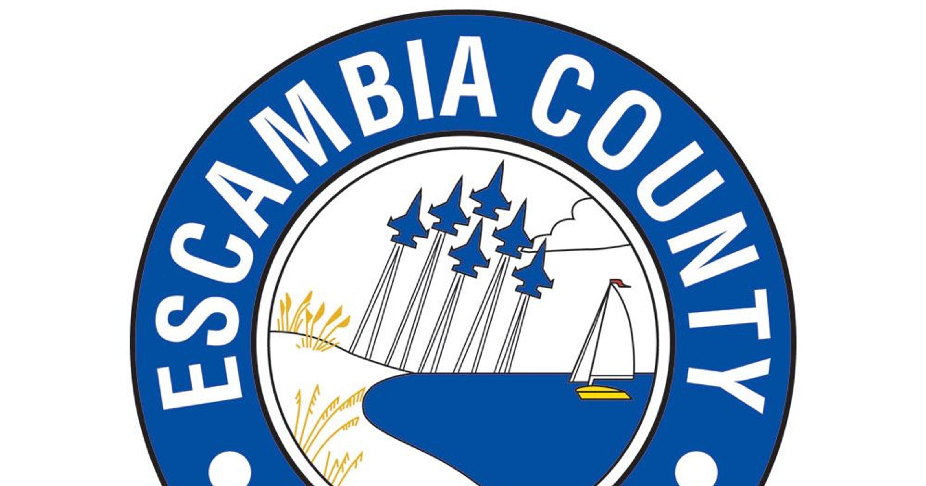 Escambia Logo - Escambia County's transport service was hours behind schedule
