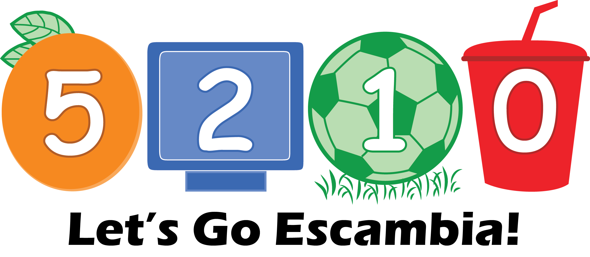 Escambia Logo - 5-2-1-0 Let's Go Northwest Florida! | Florida Department of Health ...