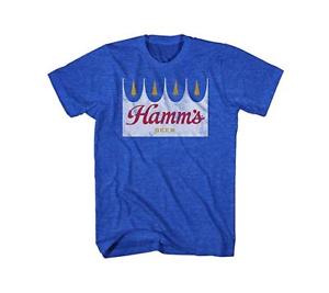 Hamm's Logo - Official Licensed Hamms Hamm's Beer Bros Retro Weathered Logo T ...