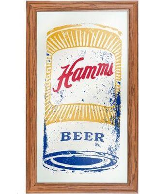 Hamm's Logo - Sweet Winter Deals on Hamm's Framed Logo Mirror - Can