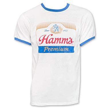 Hamm's Logo - Hamm's Logo Ringer Tshirt | Amazon.com