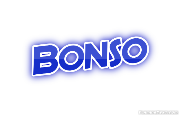 Bonso Logo - Ghana Logo. Free Logo Design Tool from Flaming Text