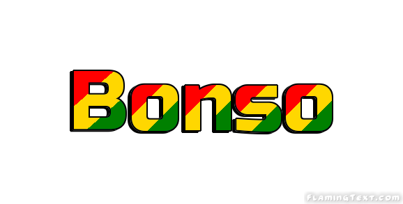 Bonso Logo - Ghana Logo. Free Logo Design Tool from Flaming Text