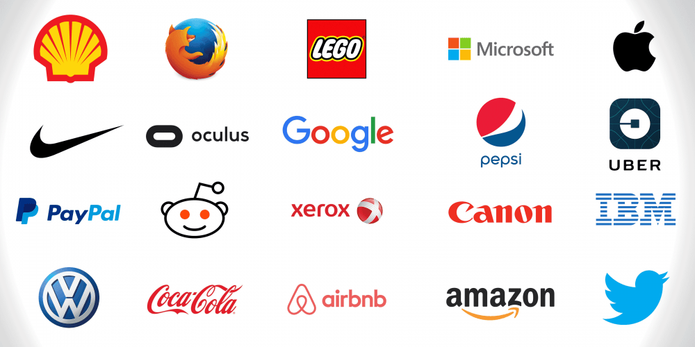 Companies Logo - Look At These Early Logos For Apple, Google, Twitter, and Other