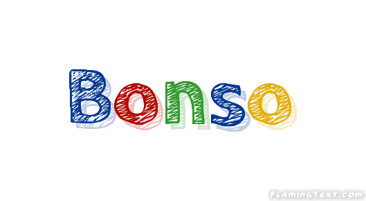 Bonso Logo - Ghana Logo. Free Logo Design Tool from Flaming Text