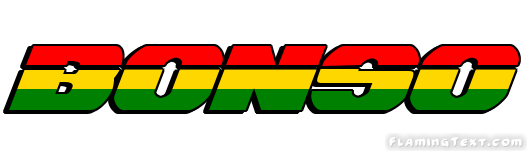 Bonso Logo - Ghana Logo. Free Logo Design Tool from Flaming Text