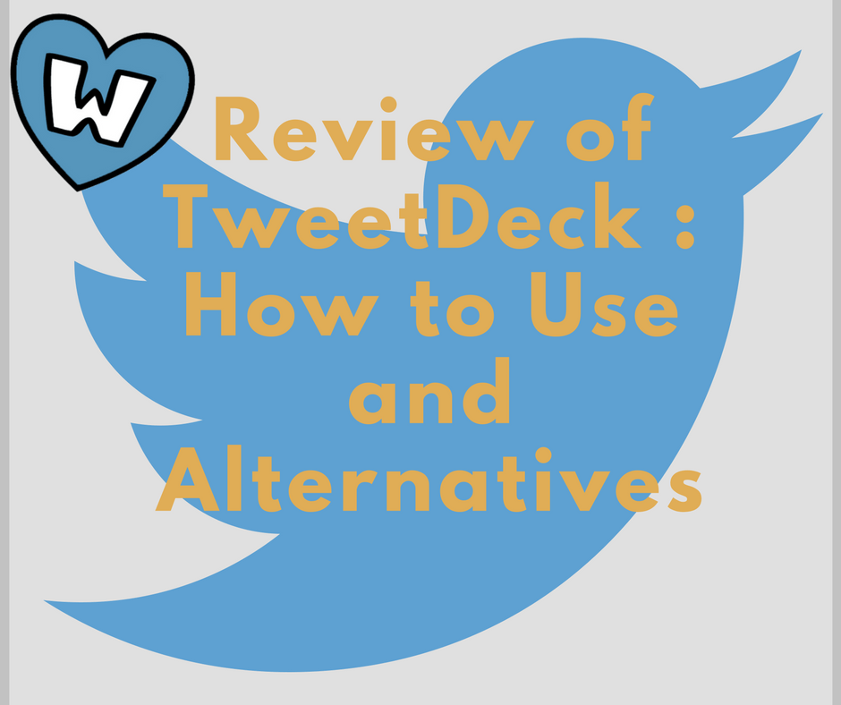 TweetDeck Logo - Review of TweetDeck : How to Use and Alternatives