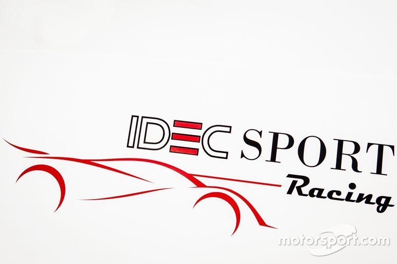 Idec Logo - IDEC Sport Racing signage and logo at IDEC Sport Racing presentation