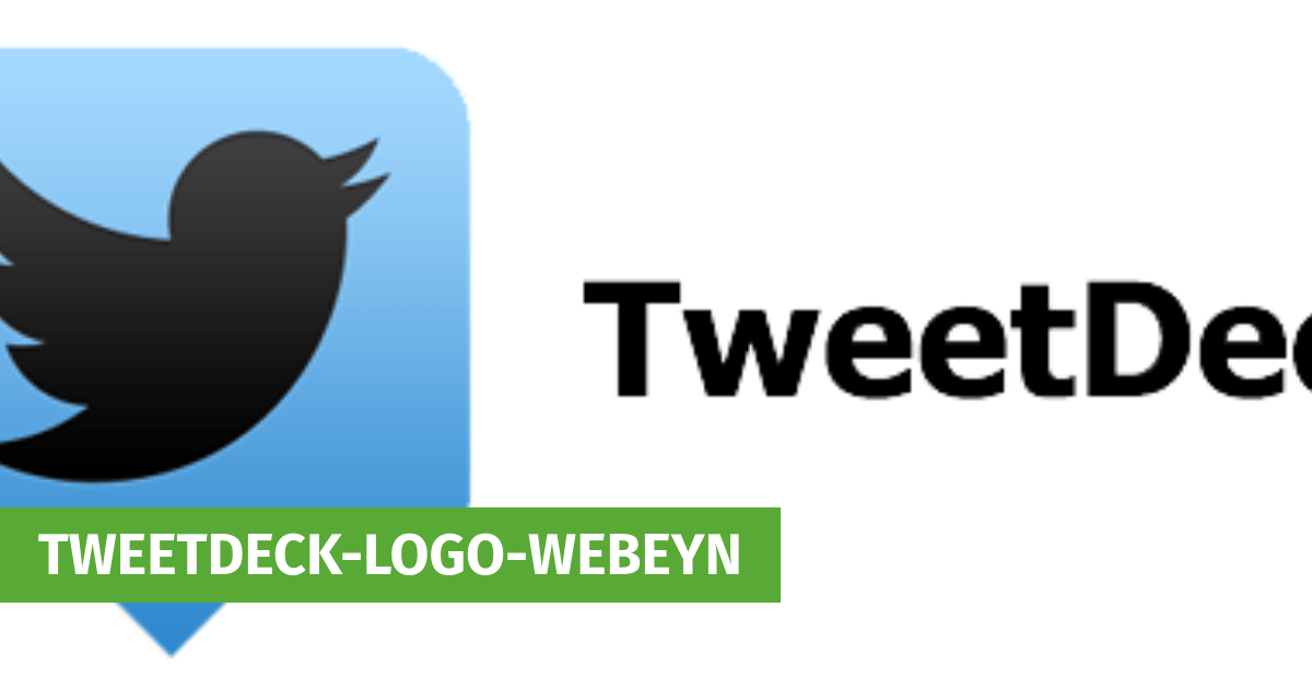 TweetDeck Logo - TweetDeck-logo-webeyn - Charity Catalogue