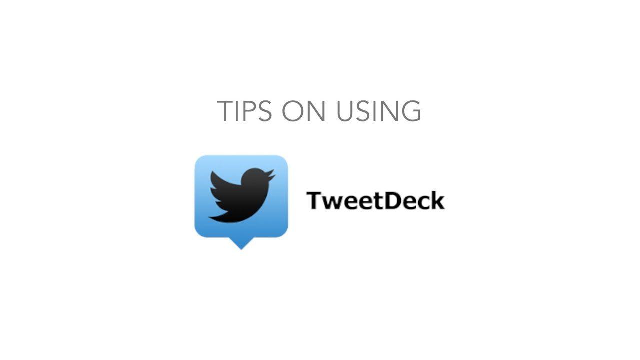 TweetDeck Logo - Journalist Guide: How To Use Tweetdeck - YouTube