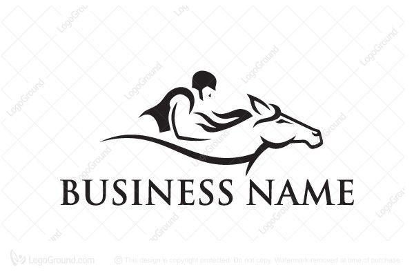 Racehorse Logo - Horse racing Logos