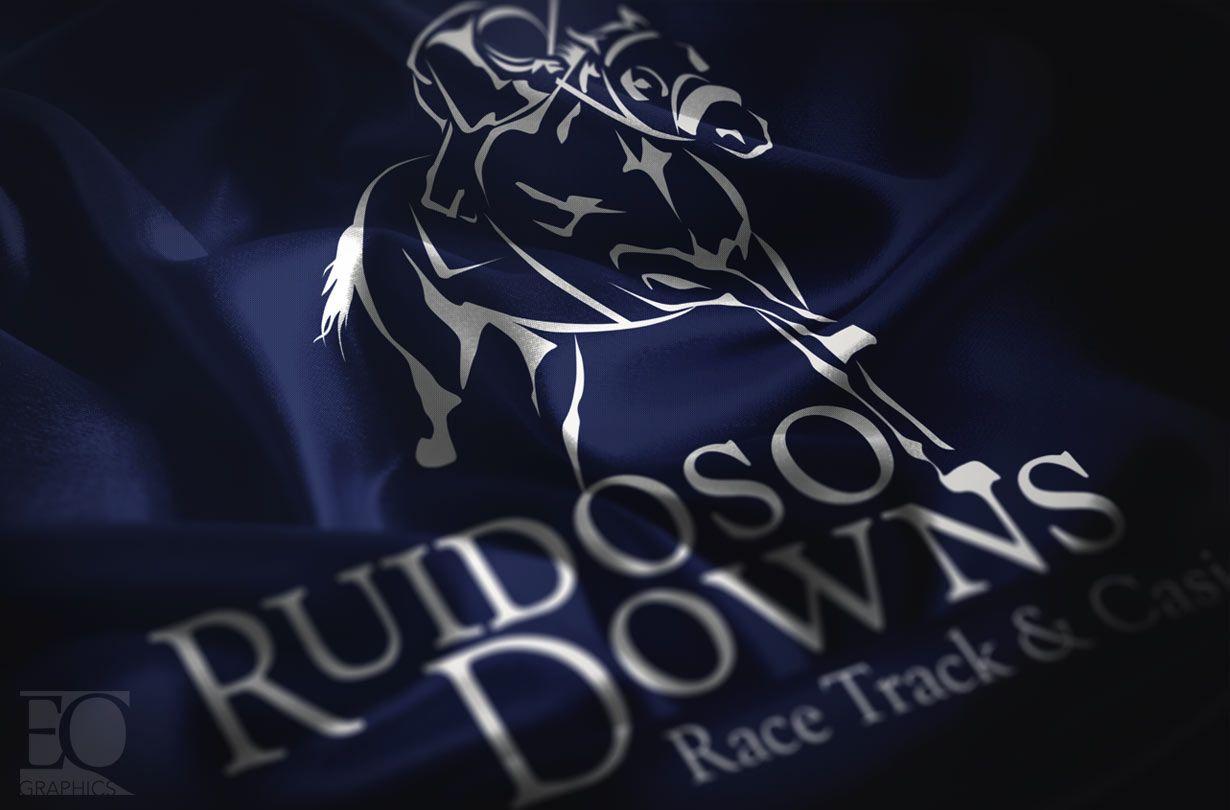 Racehorse Logo - Ruidoso Downs Race Track & Casino Custom Race Horse Logo Design by ...