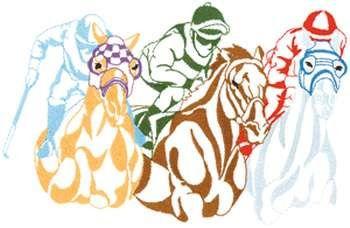 Racehorse Logo - Racehorse Logo Outline Embroidery Design | AnnTheGran