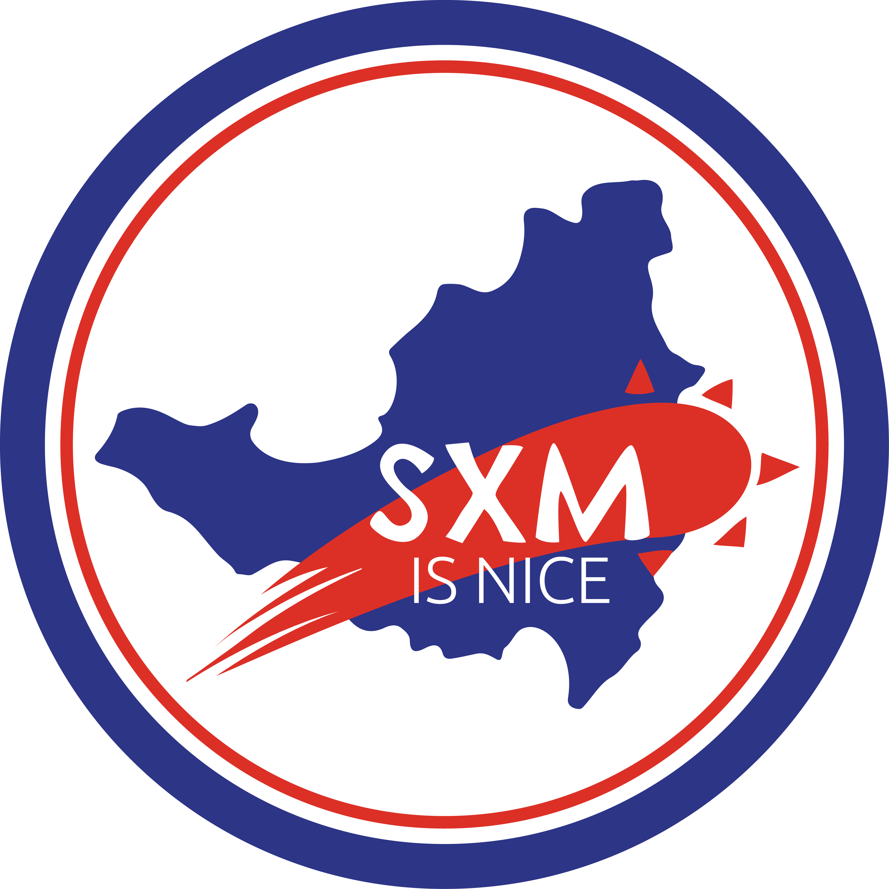 SXM Logo - SXM IS NICE (Oh What a Paradise)