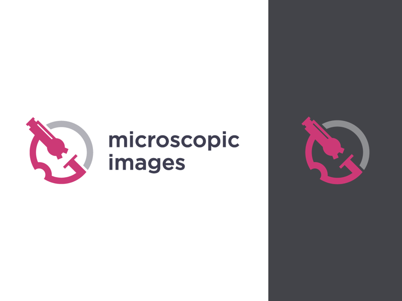 Microscope Logo - Microscopic Images Logo by Melissa Keizer | Dribbble | Dribbble