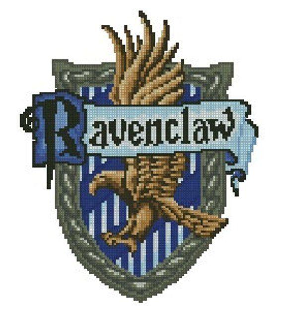 Ravenclaw Logo - cross stitch pattern Ravenclaw logo | Etsy