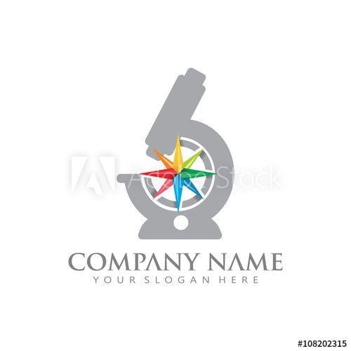 Microscope Logo - compass research microscope logo - Buy this stock vector and explore ...