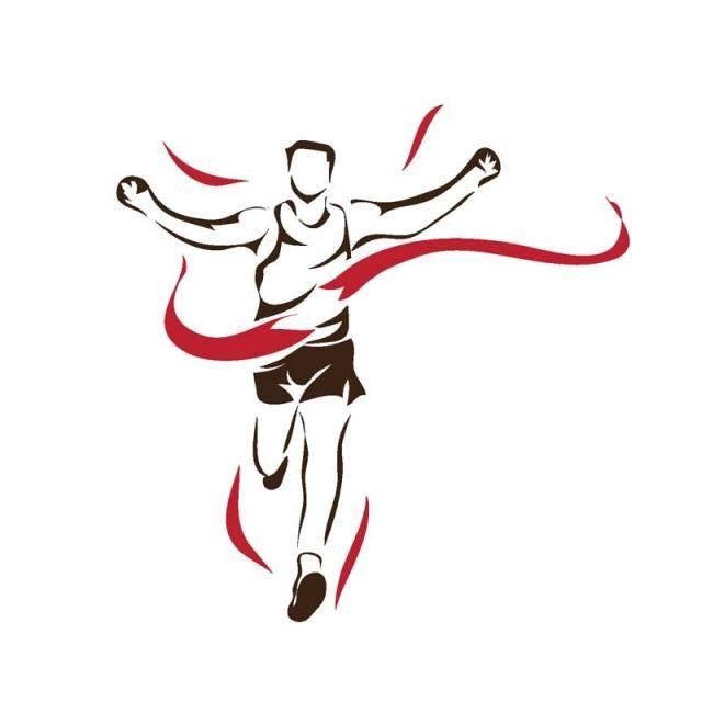 Runner Logo - Modern Passionate Runner Silhouette In Action Logo, Run, Runner ...