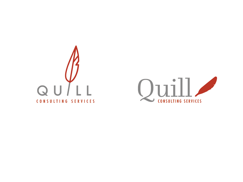 Quill Logo - Quill Logo Mockups by Walt Viviers | Dribbble | Dribbble