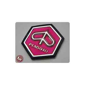 VLB Logo - VESPA Horncast Hexagon Hex Badge VLB SPRINT RALLY PINK