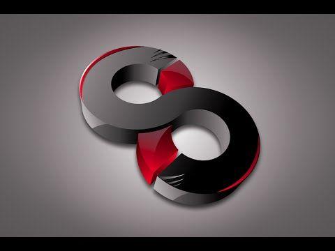 Glossy.com Logo - Illustrator Tutorial | 3D Glossy Logo Design Bend - YouTube