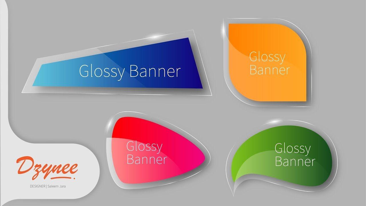 Glossy.com Logo - Illustrator Tutorials | Glossy Banners - YouTube