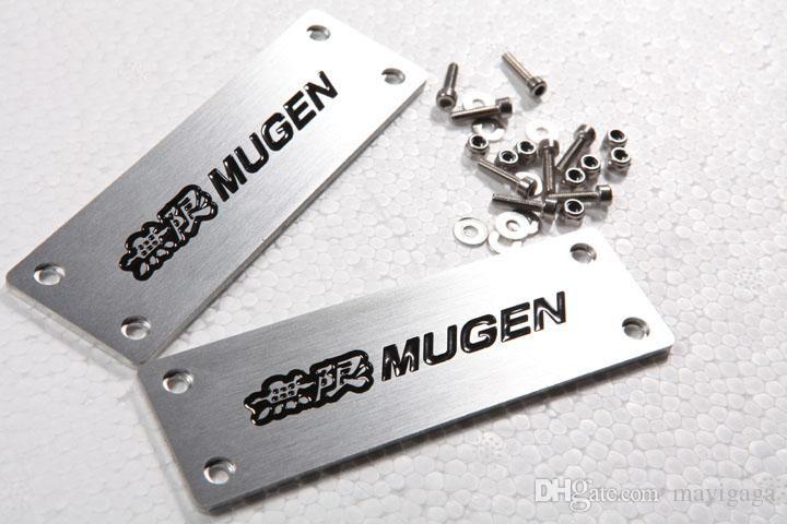 Mugen Logo - 2019 Aluminum 3D Mugen Logo Floor Mat Carpet Badge Emblem For Honda ...