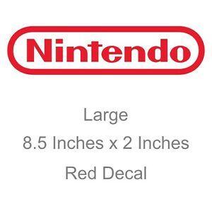 NES Logo - Nintendo NES Sticker Decal Logo Super SNES 8.5