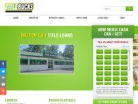 Titlebucks Logo - TitleBucks Title Pawns in Dalton, 208 E Walnut Avenue - Cash & Check ...