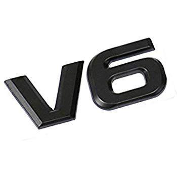 V6 Logo - Amazon.com: Dsycar 3D Metal Car Decoration Metal Adhesive V6 Truck ...