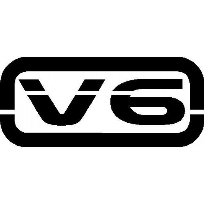 V6 Logo - v6 sticker - Car and boat stickers logos and vinyl letters