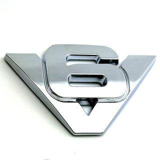 V6 Logo - Buy 3D V6 ABS Sticker logo badge for Car Bike Online 20% Off
