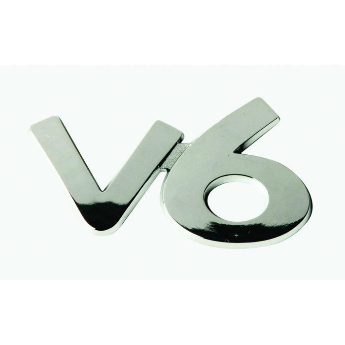 V6 Logo - Logo - emblème V6 - Achat / Vente décoration véhicule logo - emblème ...