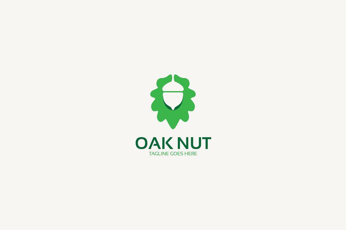 Nut Logo - Oak Nut Logo ~ Logo Templates ~ Creative Market