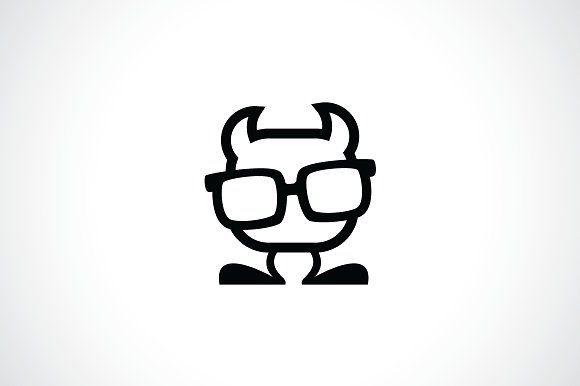 N.E.r.d Logo - Evil Devil Geek Logo Template ~ Logo Templates ~ Creative Market