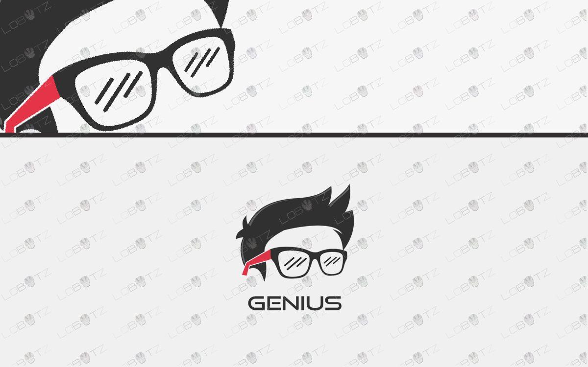 N.E.r.d Logo - Premade Genius Logo For Sale | Genius Nerd Logo - Lobotz