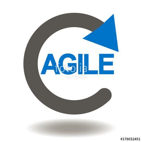 Agile Logo - Agile Life Cycle Icon Vector. Agility Development Illustration ...