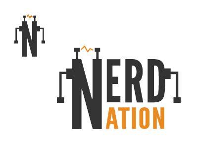 N.E.r.d Logo - Nerd Nation Logo by David Brooks | Dribbble | Dribbble