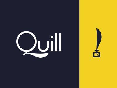 Quill Logo - Quill. Logo & Identity. Logo design, Logos, Branding