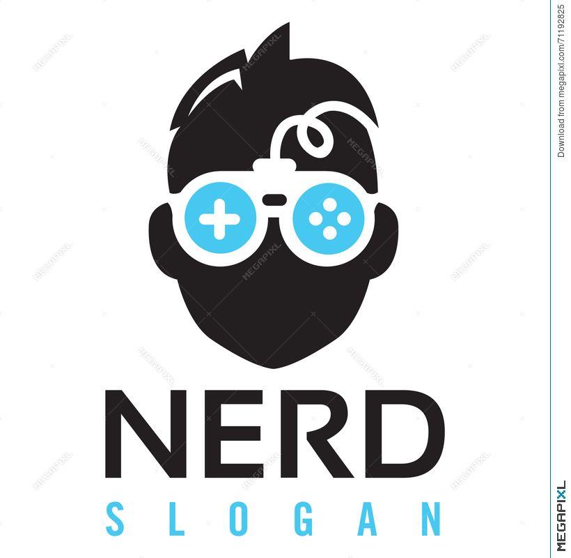 N.E.r.d Logo - Nerd Gaming Logo Illustration 71192825