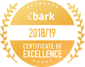 Bark.com Logo - The Certificate Of Excellence Awards 2018 19