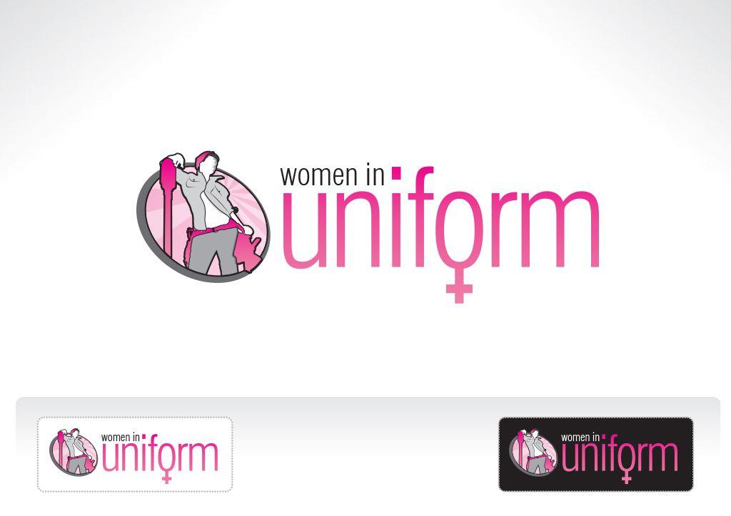 Uniform Logo - Women in Uniform's tough yet feminine logo - Klik Creative