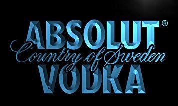 Absolut Logo - Amazon.com : Absolut Vodka Logo Pub Bar Advertising LED Light Sign ...