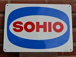 Sohio Logo - SOHIO Metal Gas Station Pump Sign Standard Oil Ohio Boron Ad logo ...