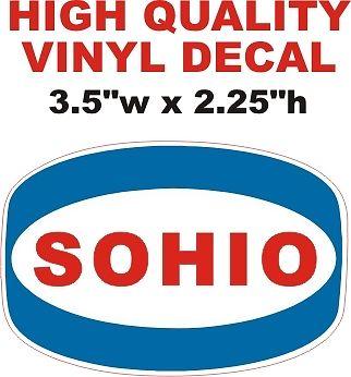 Sohio Logo - Vintage Style SOHIO Oil Gas Gasoline Pump Decal - The Best or 100 ...