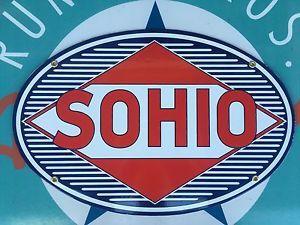 Sohio Logo - SOHIO - STANDARD OIL COMPANY OF OHIO porcelain coated 18 GAUGE steel ...